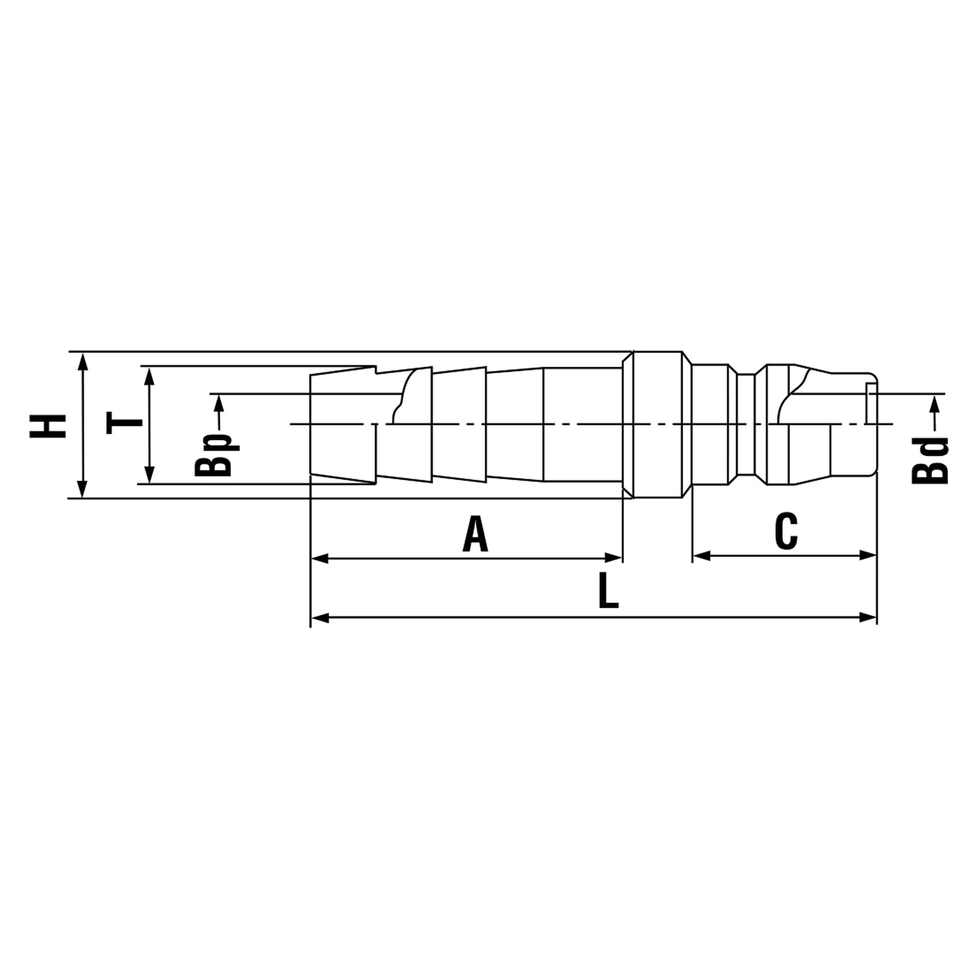 Paint Cupla PE-3P-NPS Maßblatt