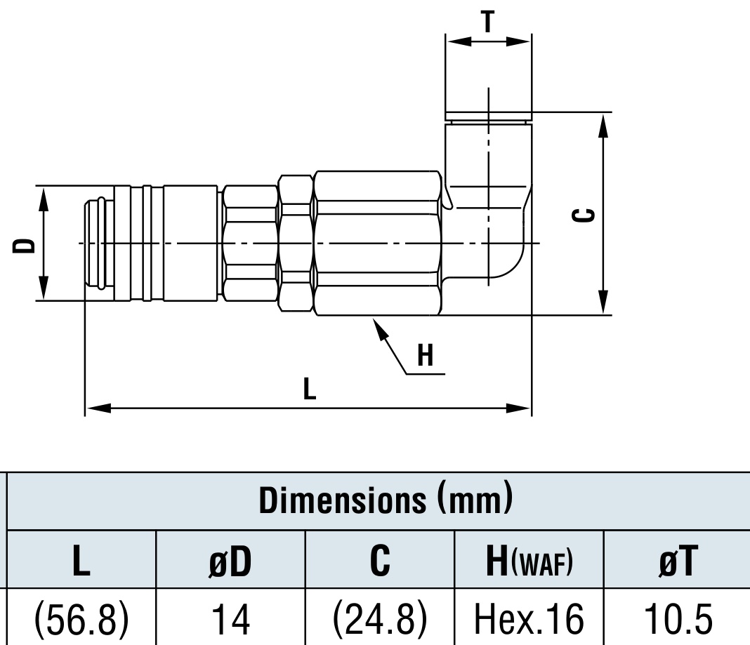 Small Cupla MS-20SCL-8 Maßblatt