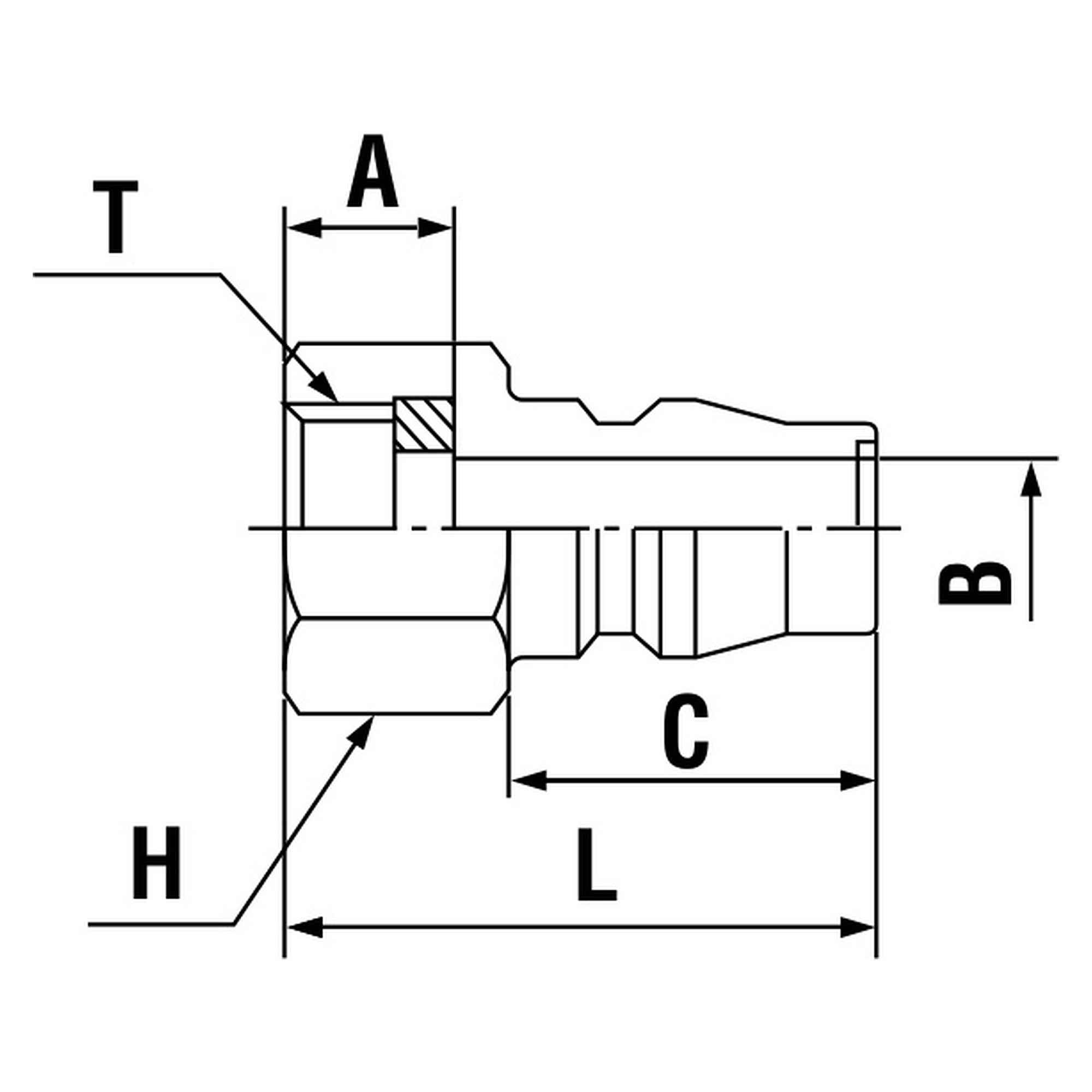 Rotary Plug RL-20PFF Maßblatt