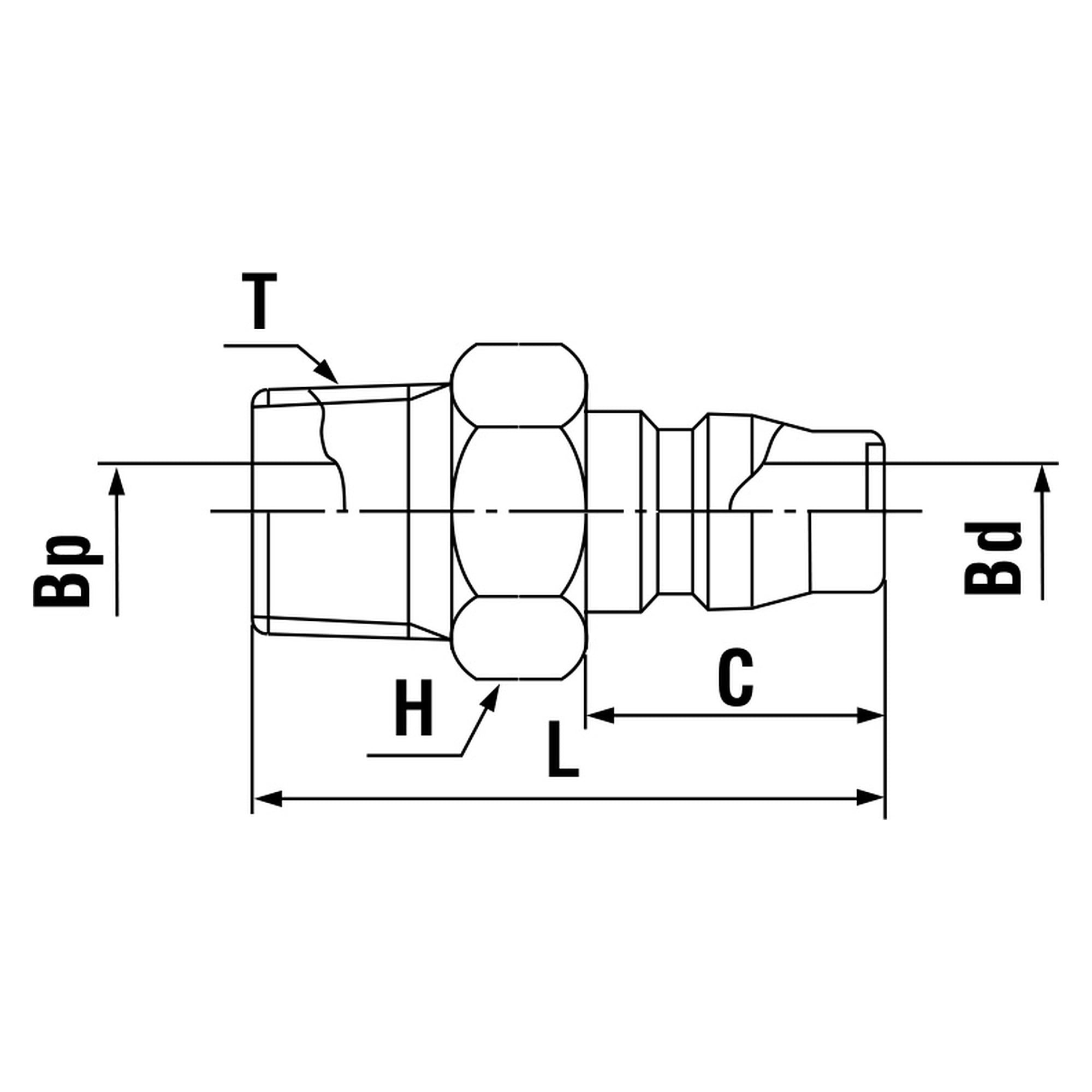 Rotary Plug RL-20PM Maßblatt