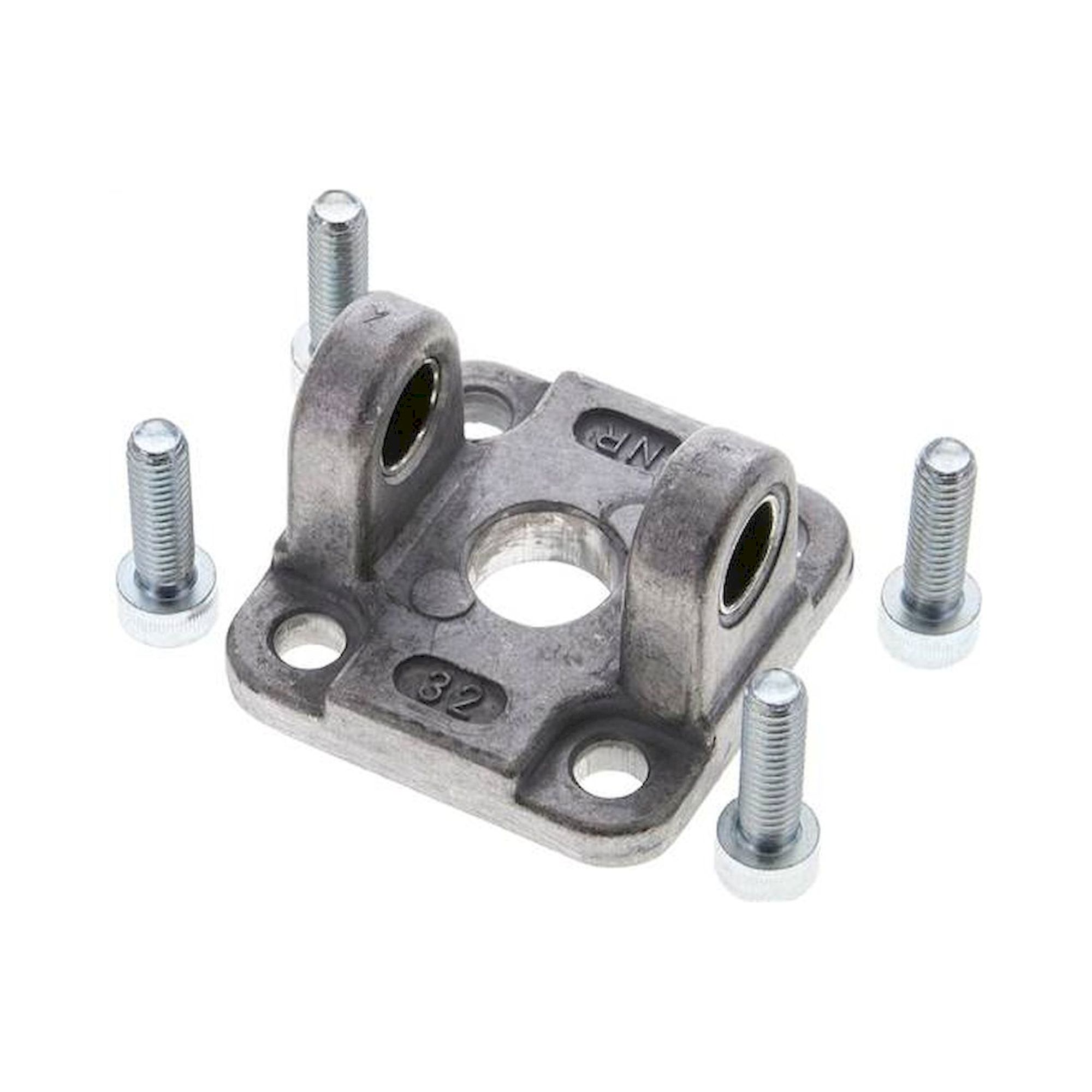 Airtec NXC 32. Yoke swivel fastening for compact cylinders 32 mm