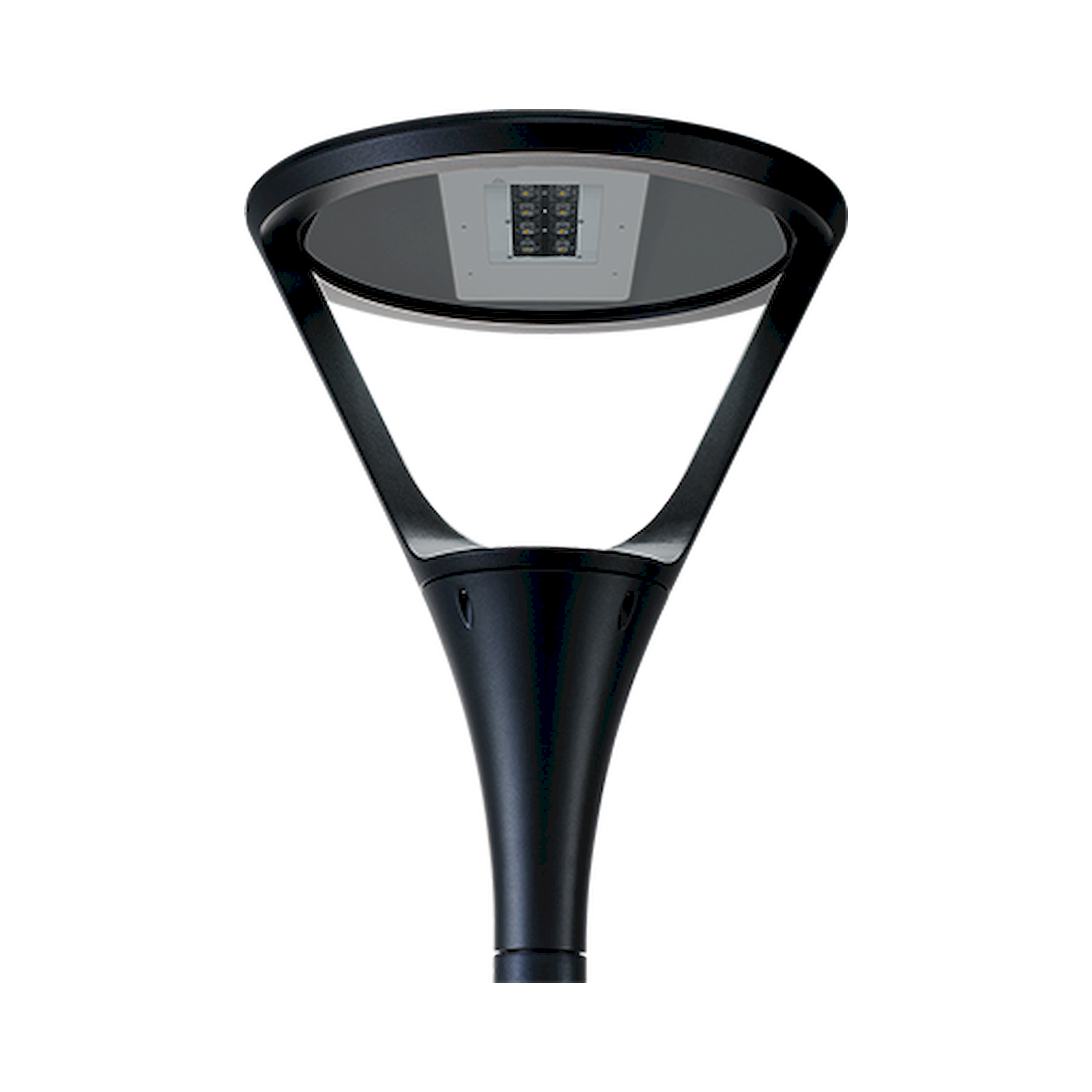 Glamox O418228312. Pole O41 LED 3500 HF 830 WB BLACK