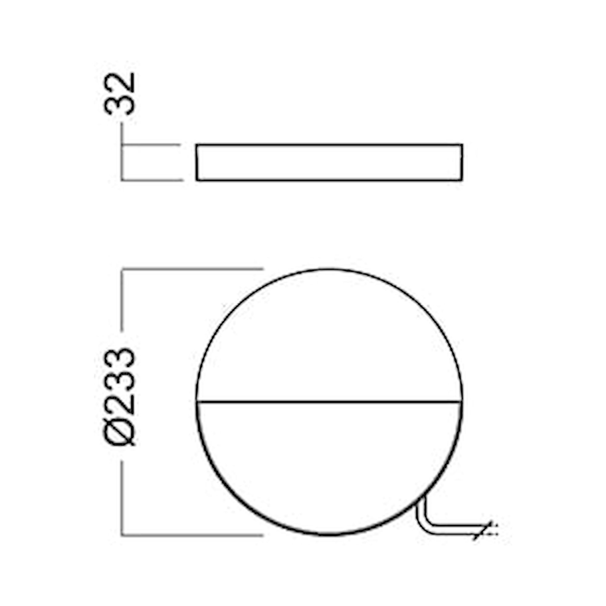 Glamox O62-W3 Außenleuchte, 416 lm, 3000 K, schaltbar