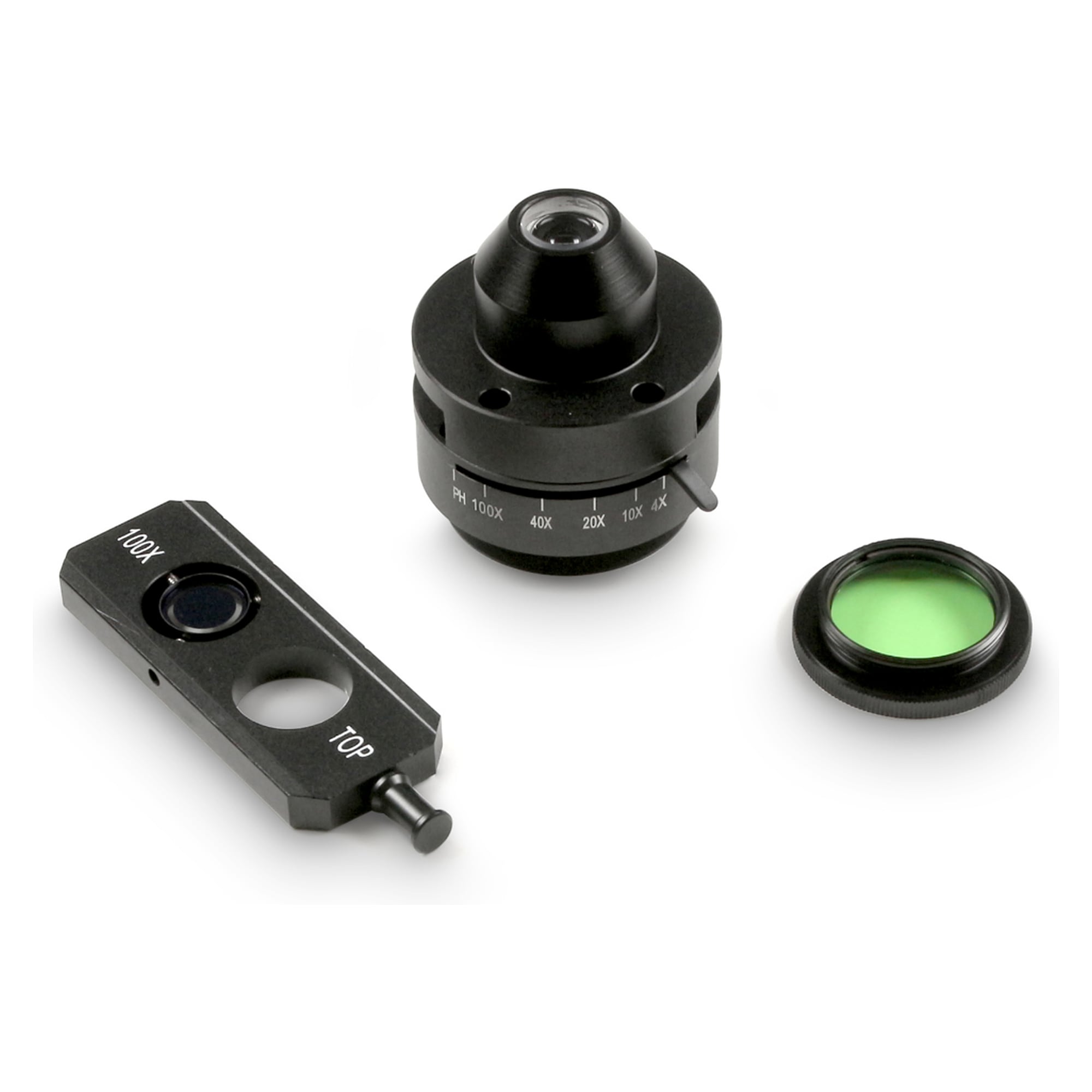 PH-Kondensor und PH-Schieber 100× für Phasenkontrasteinheit der Serie OBN-1 - KERN OBB-A1397