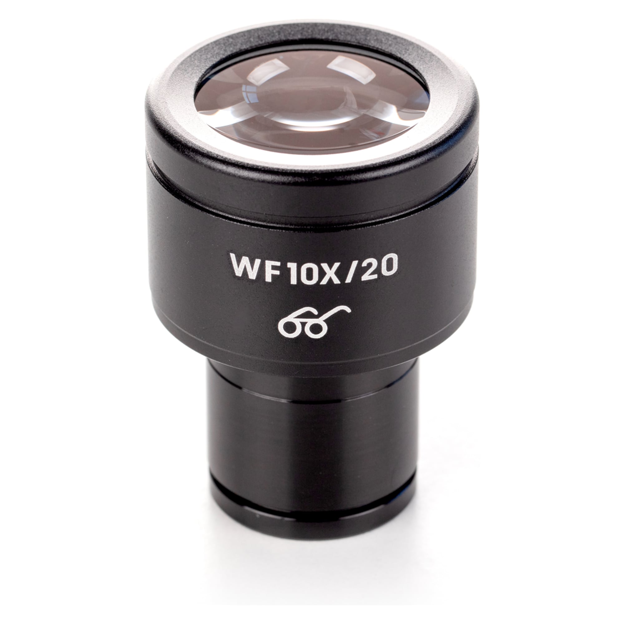Okular: HWF 10x / Ø 20 mm, mit Skala 0,1 mm, Anti-Fungus, High-Eye-Point (mit Skala 0,1 mm) - KERN OBB-A1618