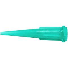 OKI. Dosing needle, conical, gauge 18 / 0.84 mm, green