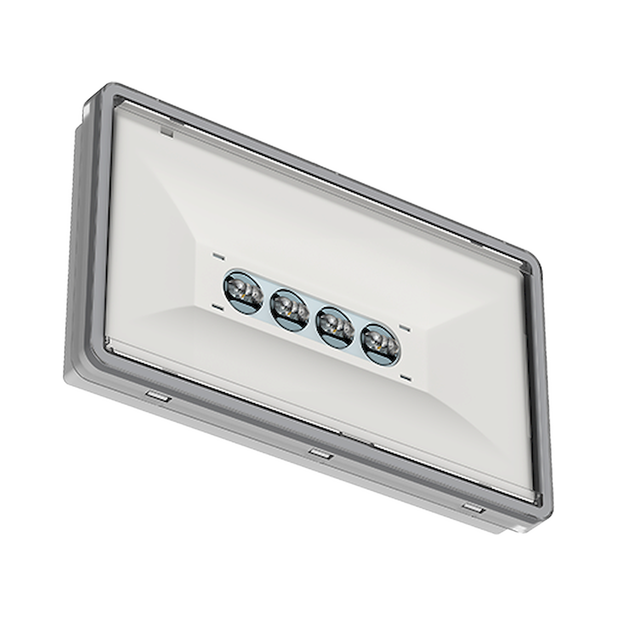 Glamox ORT120766. Notlichtleuchten ORTUS-S WH 650 E1/ST CR