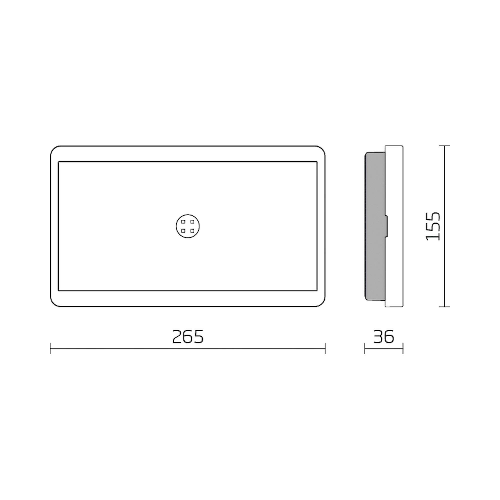 Glamox ORTUS-S WH 150 E/Z WB