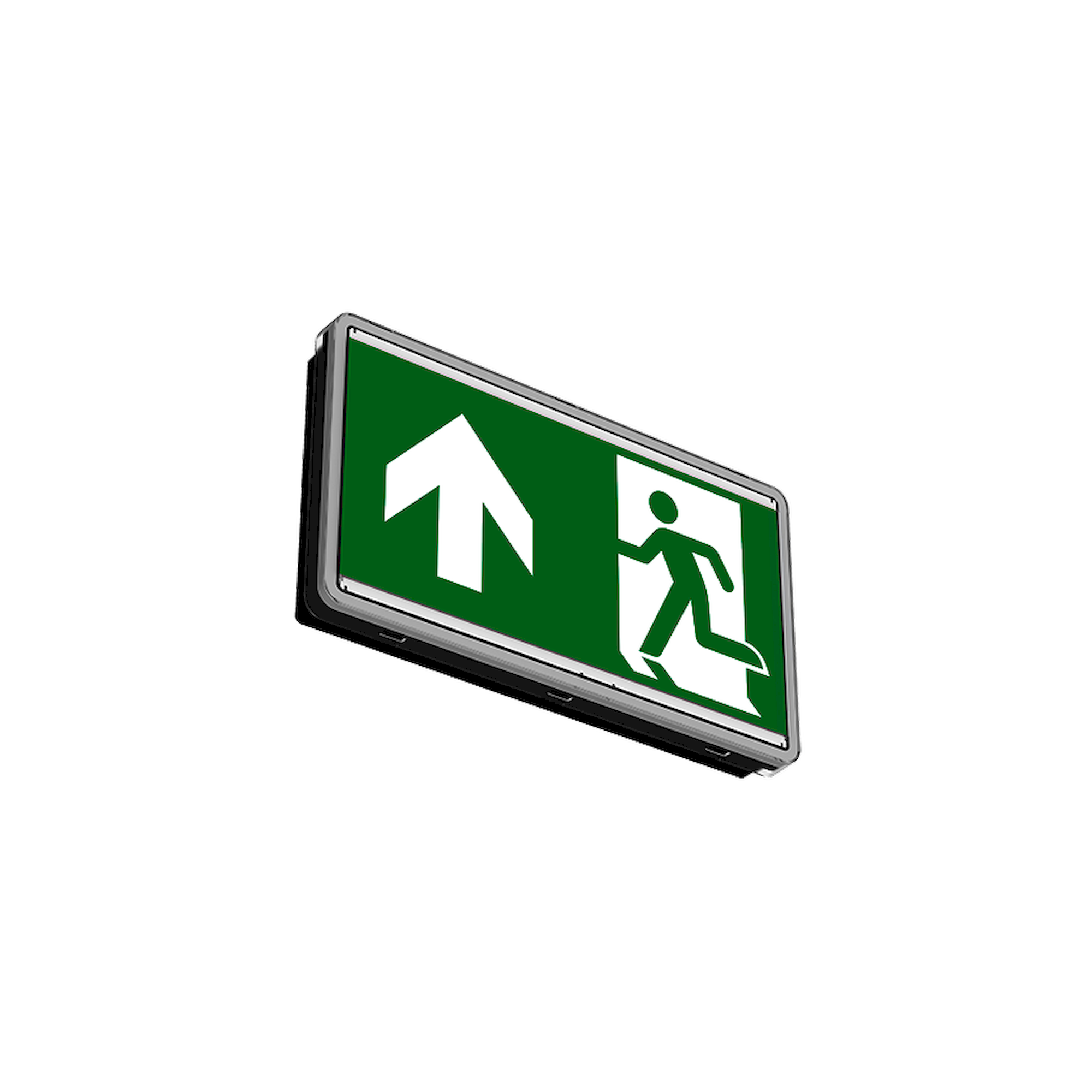 Glamox ORT108005. Notlichtleuchten ORTUS-W BL E1/DALI HO SIGN