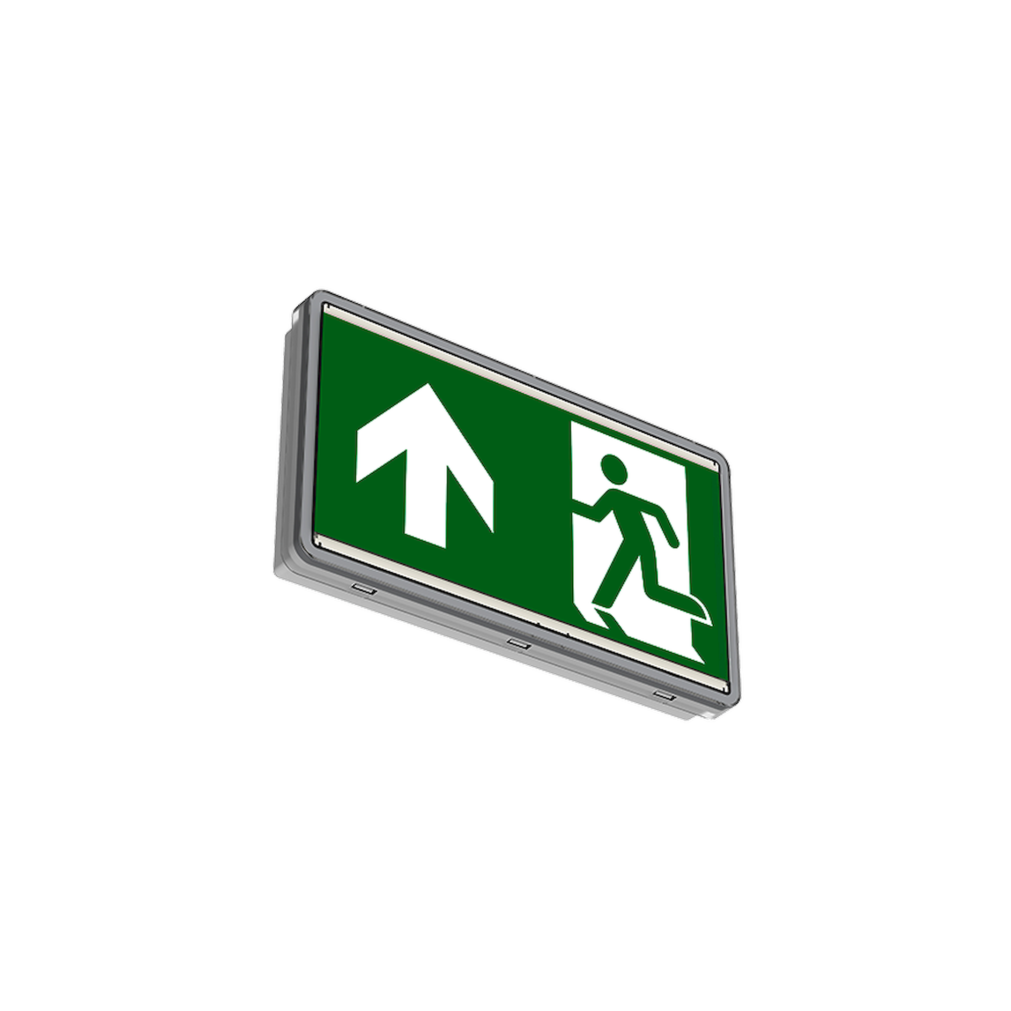 Glamox ORT108004. Notlichtleuchten ORTUS-W WH E1/DALI LO SIGN