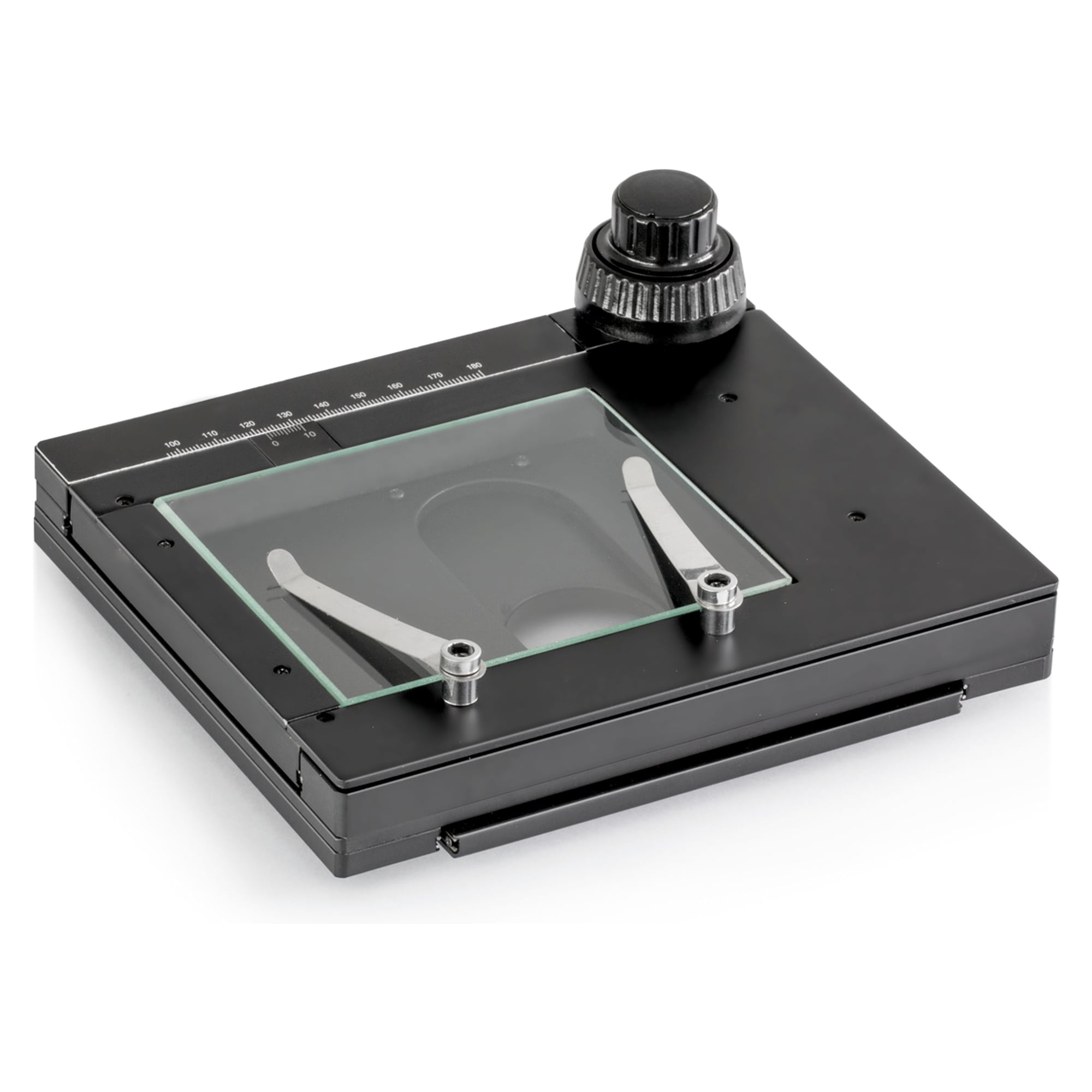 Mechanischer Objekttisch Abmessungen B×T 188×160 mm, Weg: 76x65 mm, (Auflicht) + (Durchlicht) - KERN OZB-A5781