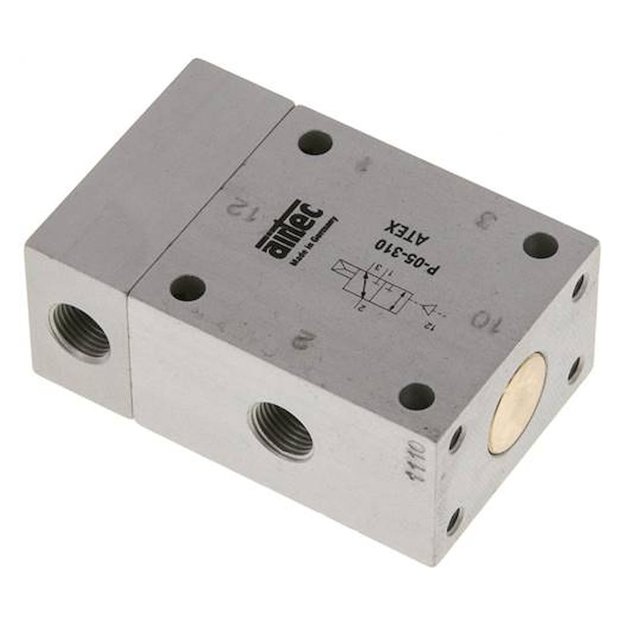 Airtec P 05 310-X. 3/2-Wege Pneumatikventil, G 1/8", Luftfeder (NC), ATEX-Zulassung