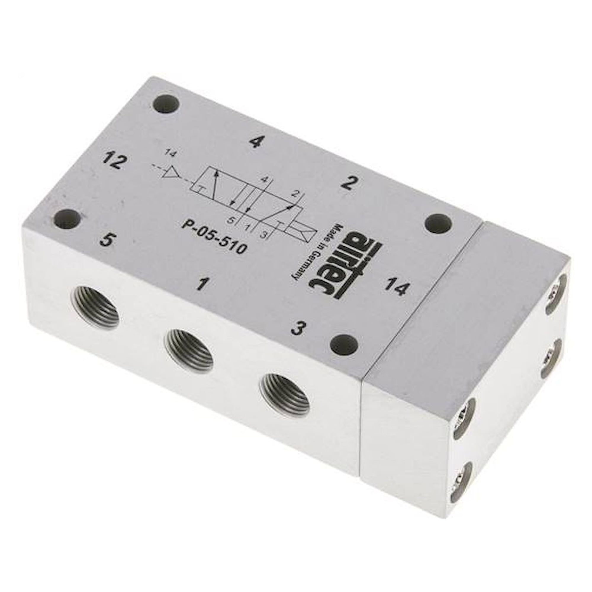 Airtec P 05 510-X. 5/2-Wege Pneumatikventil G 1/8", Luftfeder, ATEX-Zulassung