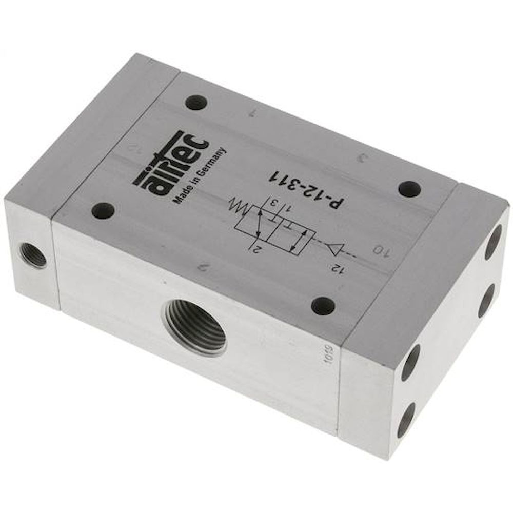 Airtec P 12 311-X. 3/2-Wege Pneumatikventil, G 1/2", Feder (NC/NO), ATEX-Zulassung
