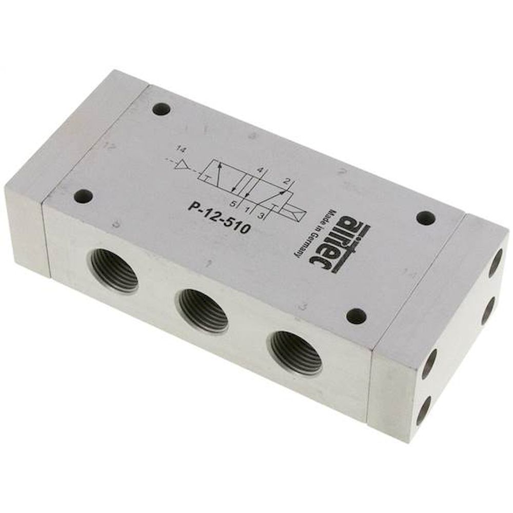 Airtec P 12 510. 5/2-Wege Pneumatikventil G 1/2", Luftfeder, Standard