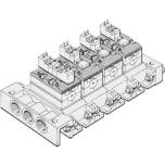 Aventics 5813020000 (COVER NONE-I3-2P22-HBX-A-C) Ventildeckel, mit oder ohne Vorsteuerventil