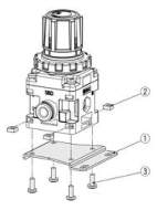 SMC P601020-12. Vakuum-Manometer-Set