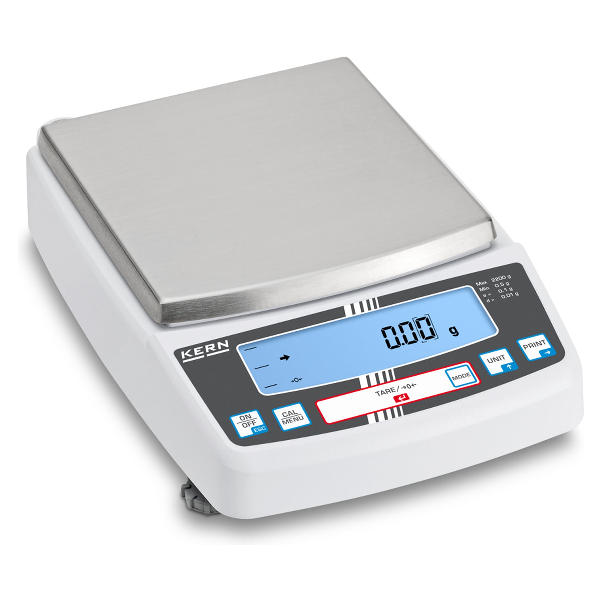 Balance de précision 2200 g lisibilité 0,01 g - KERN PBJ 2000-2M