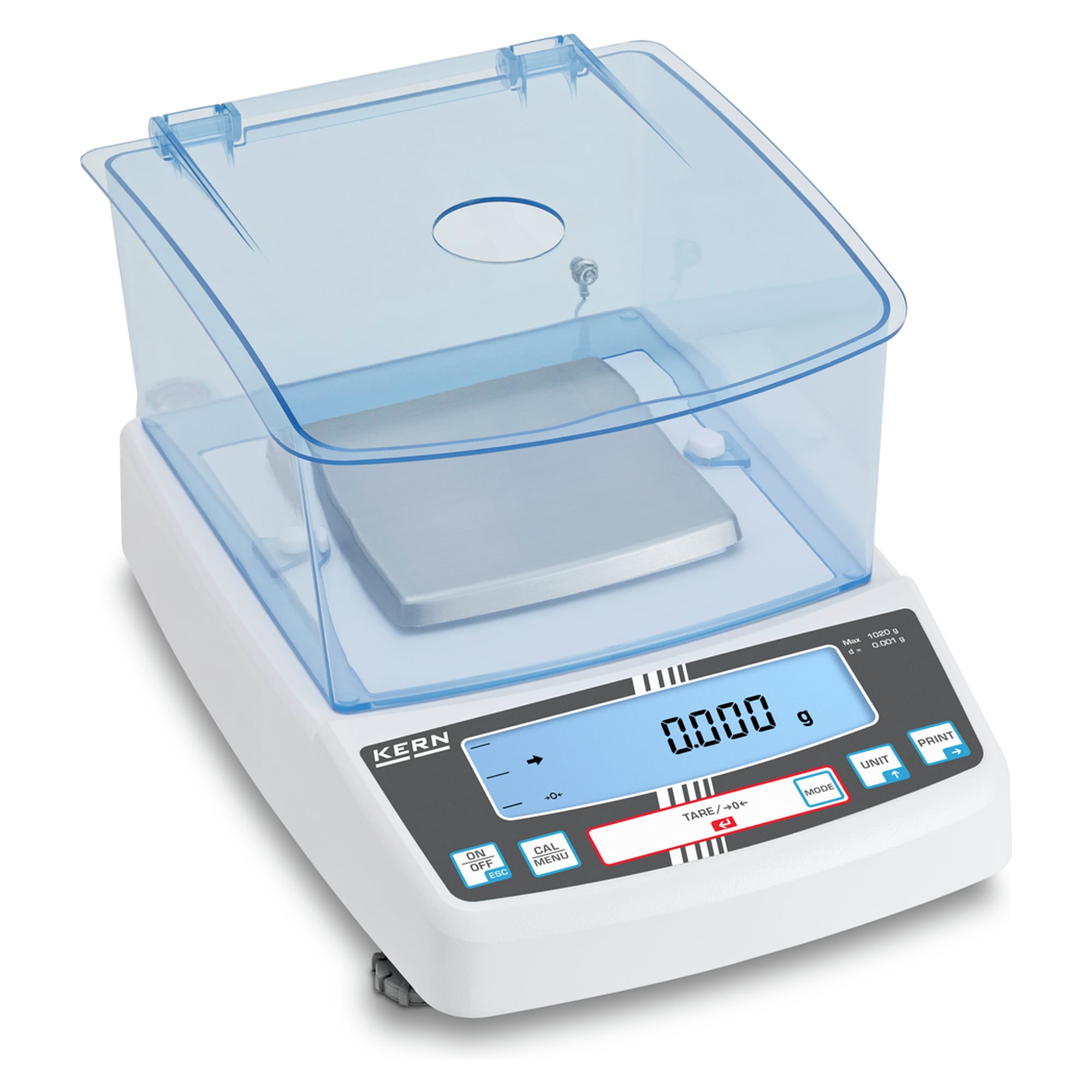 Präzisionswaage 1020 g Ablesbarkeit 0,001 g - KERN PBS 1000-3
