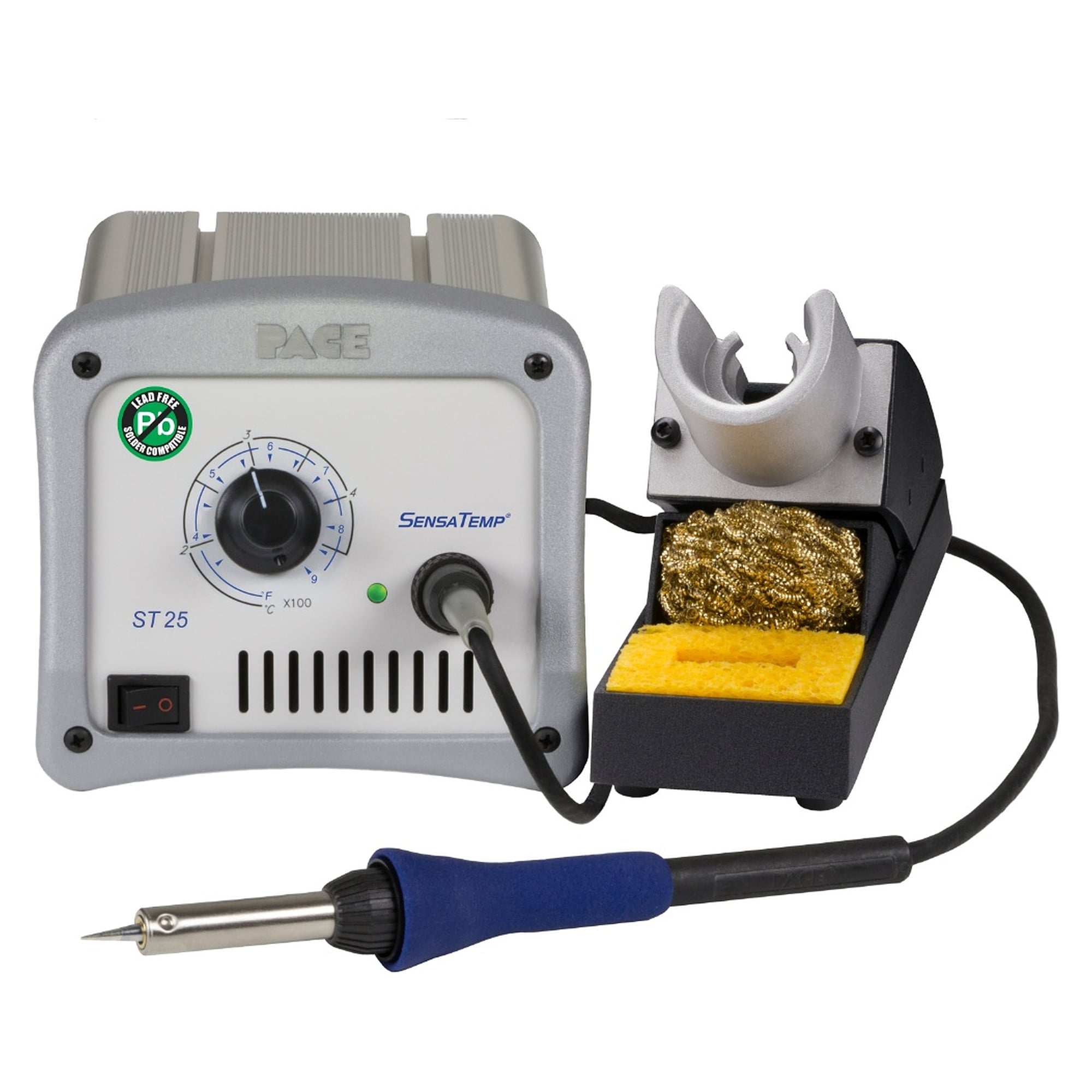 ST 25 Soldering Station with PS-90 Iron, SensaTemp, 230 V - PACE 8007-0510