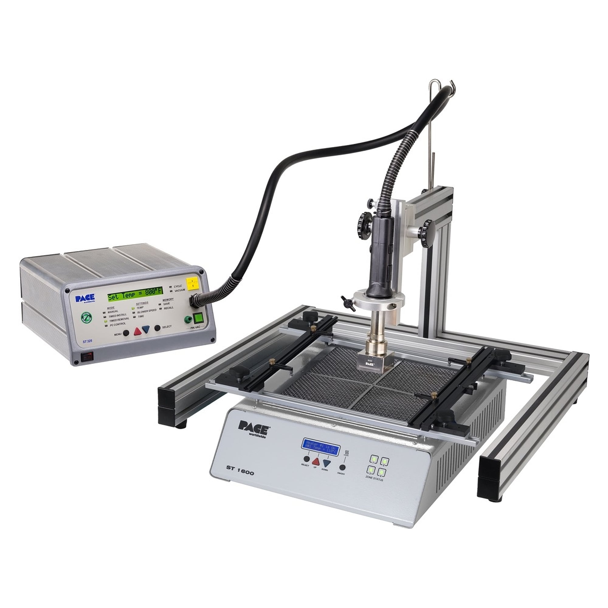 ST925 SMT Rework System with Hot Air and IR Preheater - PACE 8007-0577