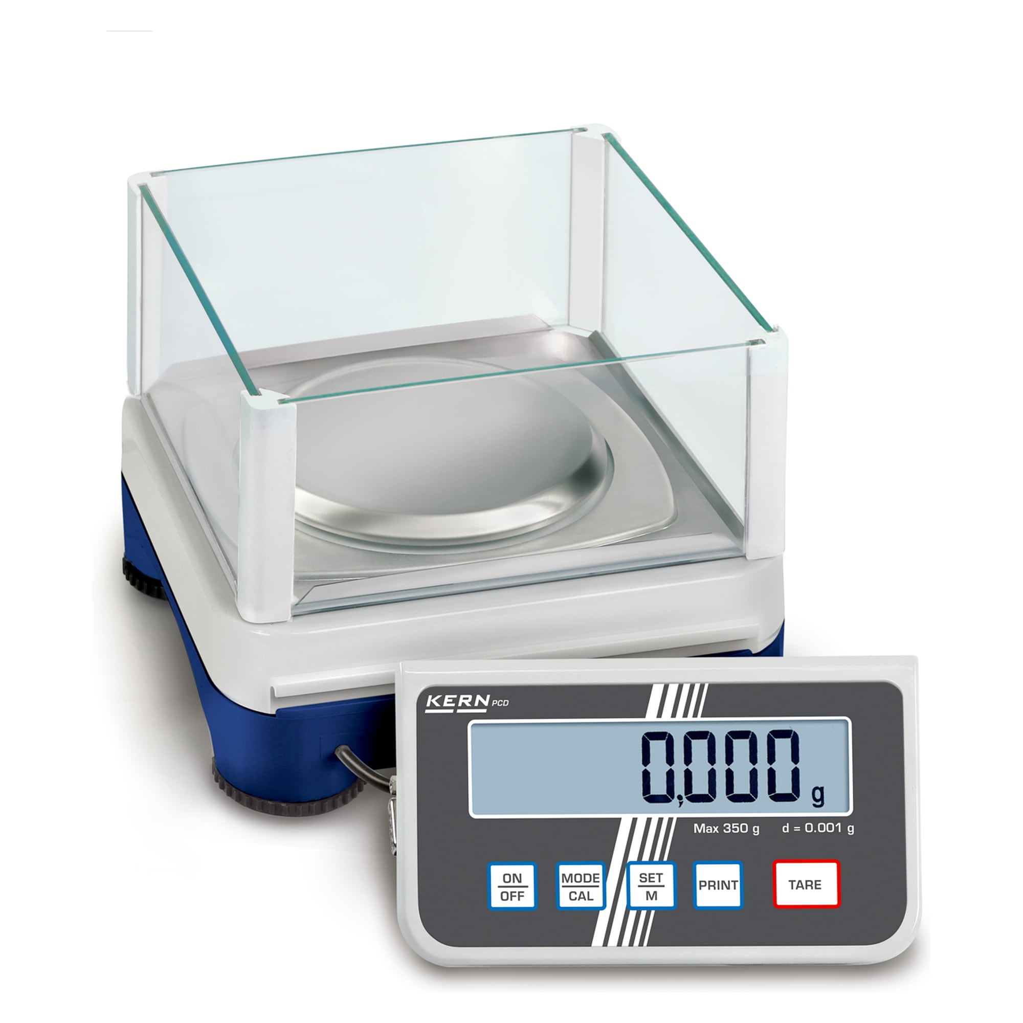 Kompakt-Laborwaage 350 g Ablesbarkeit 0,001 g - KERN PCD 300-3