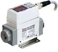SMC PF2A751-04-27. PF2A7**, Digitaler Durchfluss-Schalter für Druckluft, integrierte Anzeigeeinheit