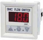 SMC PF2A300-A. PF2A3**, Digital Flow Switch for Air, Remote Type Display