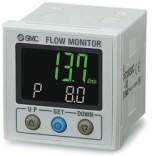 SMC PF3W30A-MT. PF3W30, Digital Flow Switch for Water, 3-Colour Display, Remote Monitor Unit