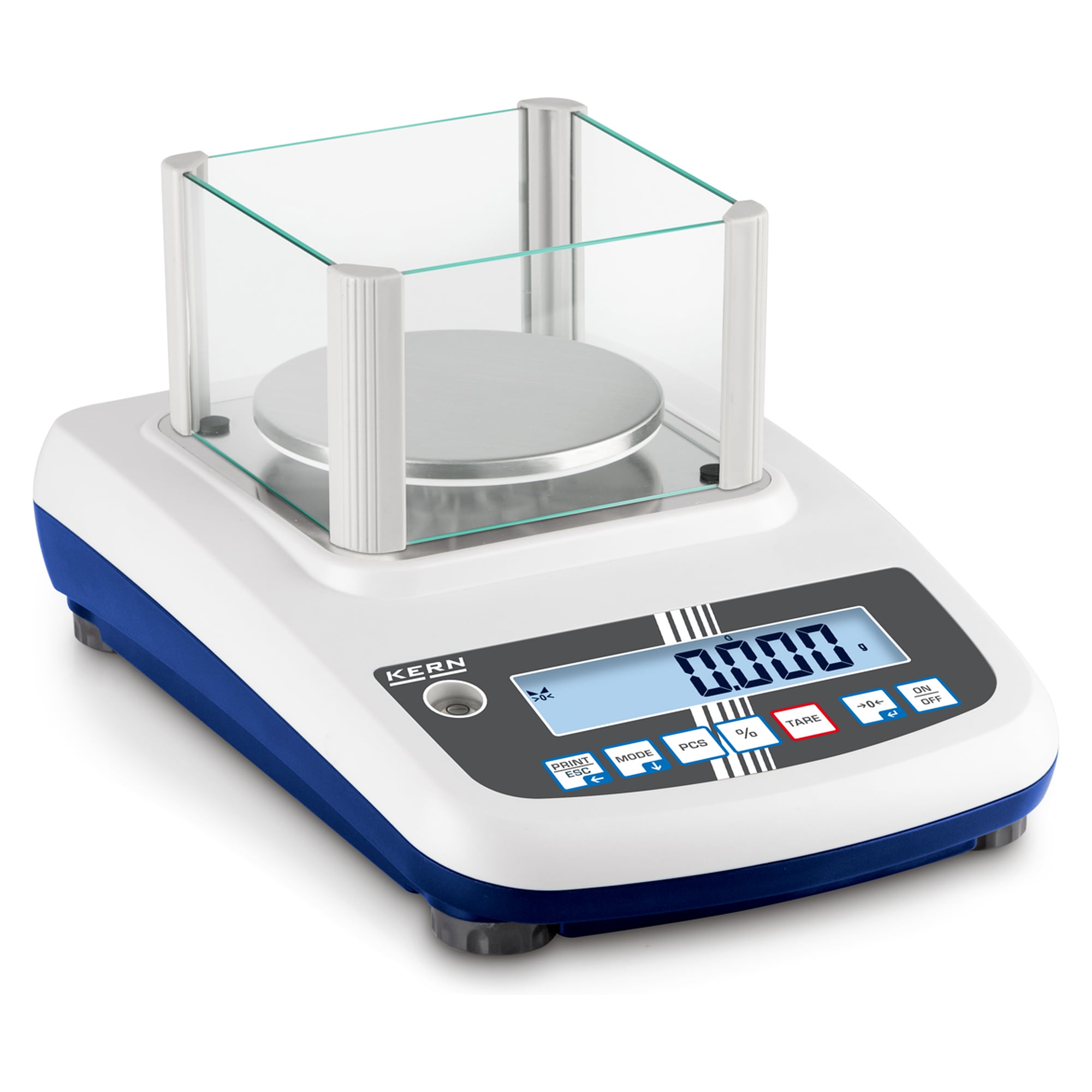 Kompakt-Laborwaage 600 g Ablesbarkeit 0,001 g - KERN PFB 600-3