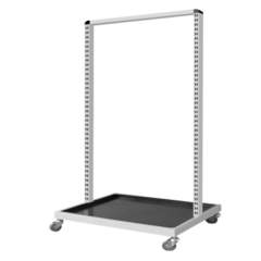 Reeco RF-024-0750-9003. Modular trolley 750 (upright frame+bottom shelf)