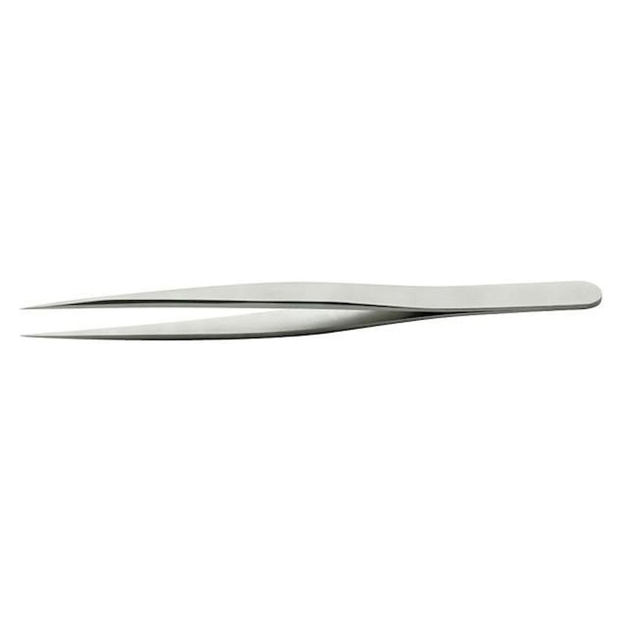 Piergiacomi 0C11 SA. Pinzette, mit feinen flachen Spitzen und dünnen Klingen, 110mm, 110 mm