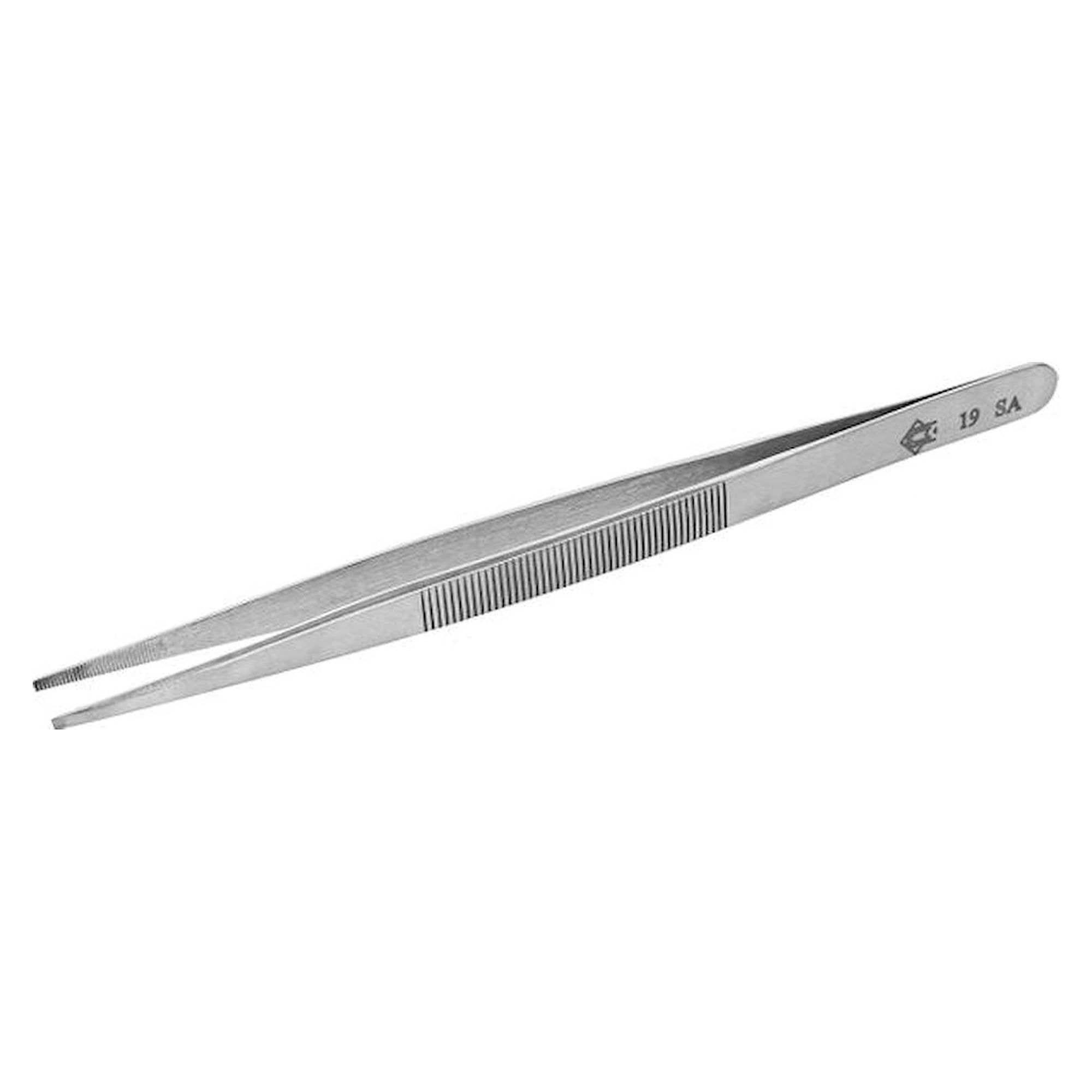 Piergiacomi 19 SA. Tweezers, serrated internally and exteranlly, 160 mm