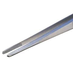 Piergiacomi 233 SA. Tweezers with strong gripping action and tips internally serrated., 160 mm