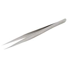 Piergiacomi 27 SA. Tweezers, with flat and strong tips, and thin blades, 135 mm