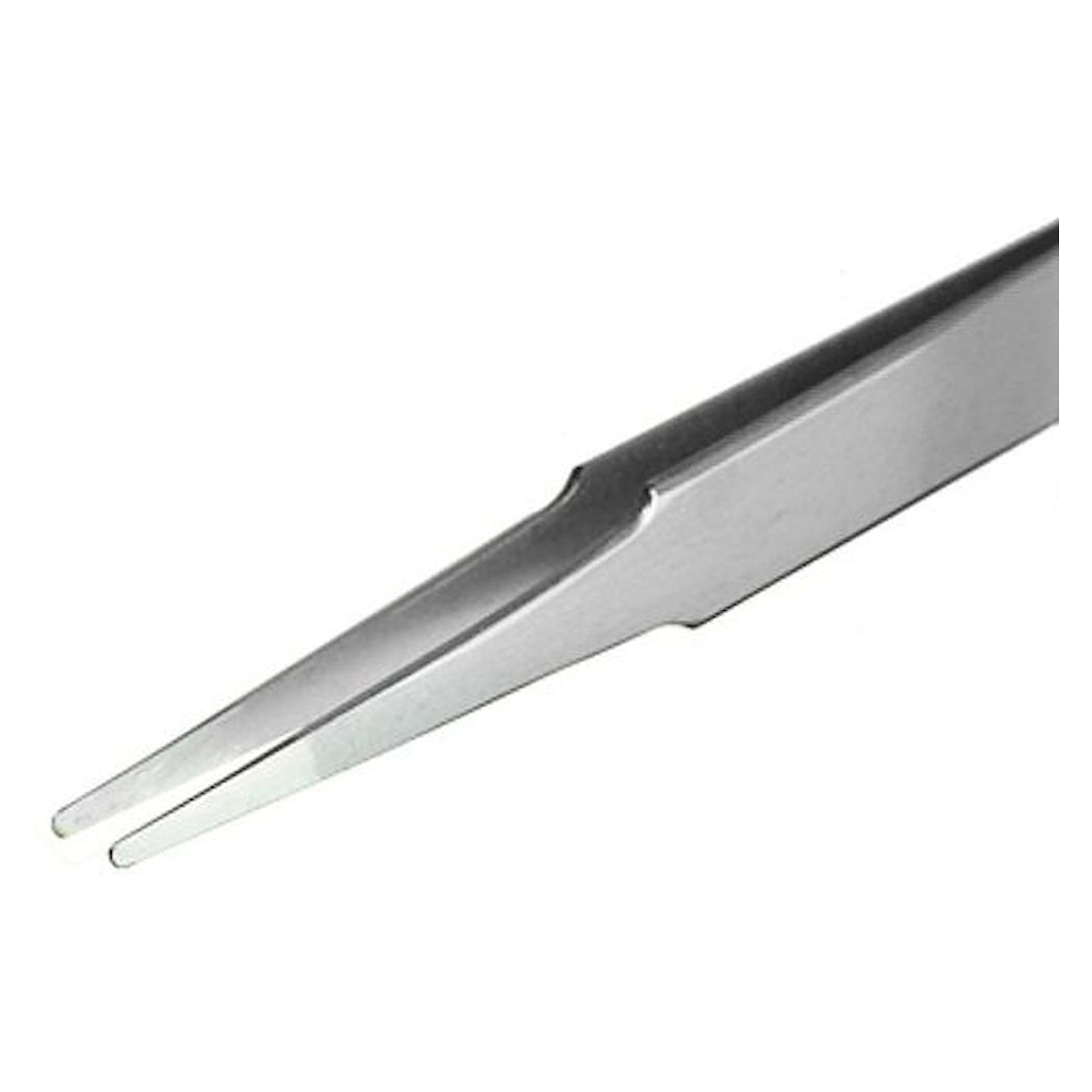 Piergiacomi 2A SA. Pinzette, mit flachen und runden Spitzen, 120 mm
