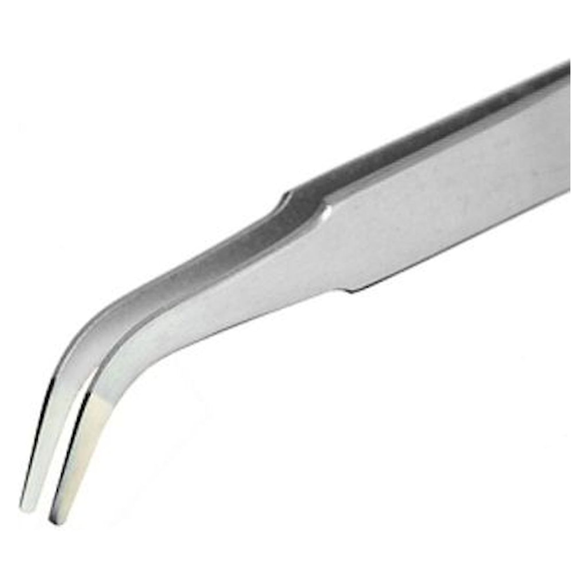 Piergiacomi 2AB SA. Tweezers, with flat ro withed and curved tips, 120 mm