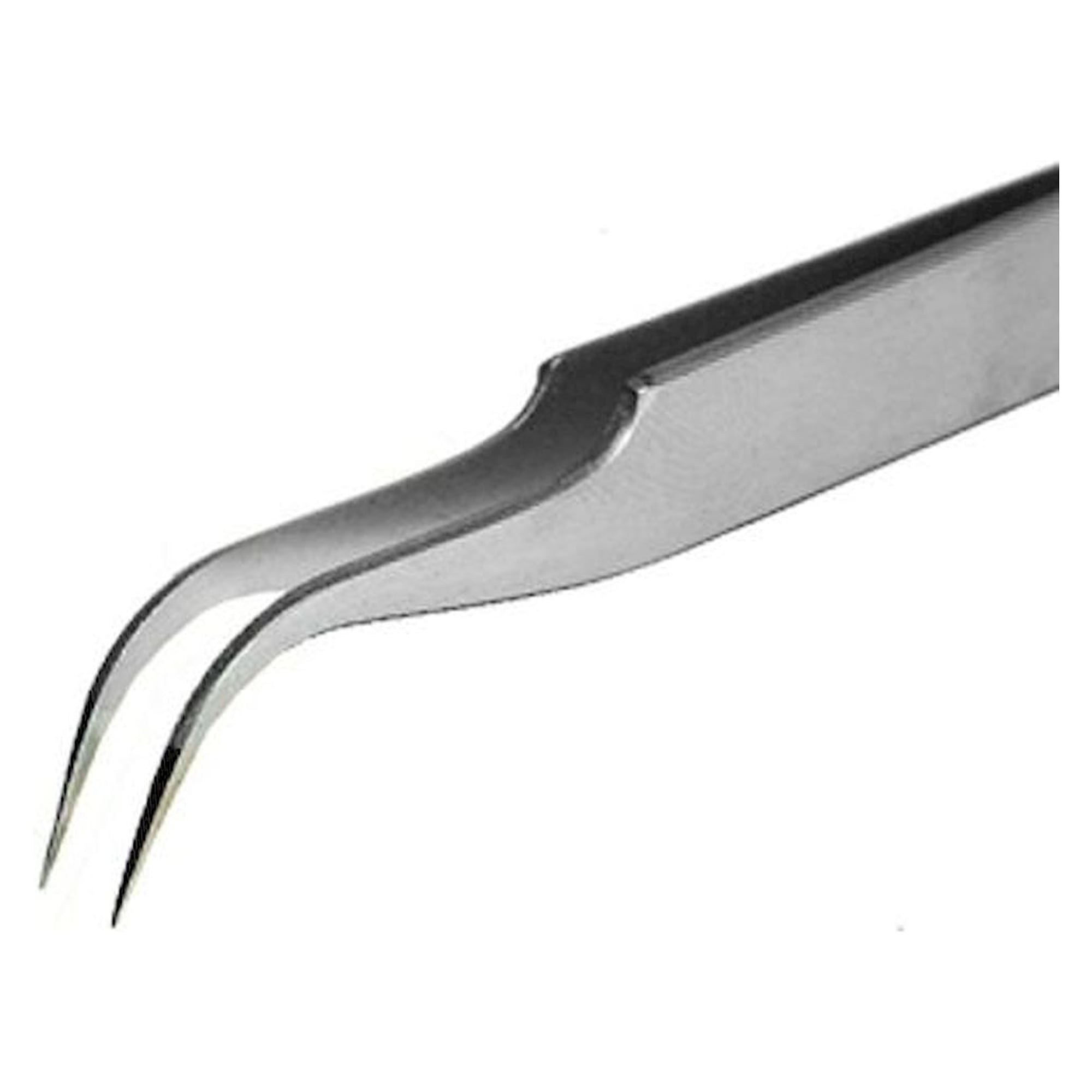 Piergiacomi 7 SA. Pinzette, mit feinen und gebogenen Spitzen, 120 mm
