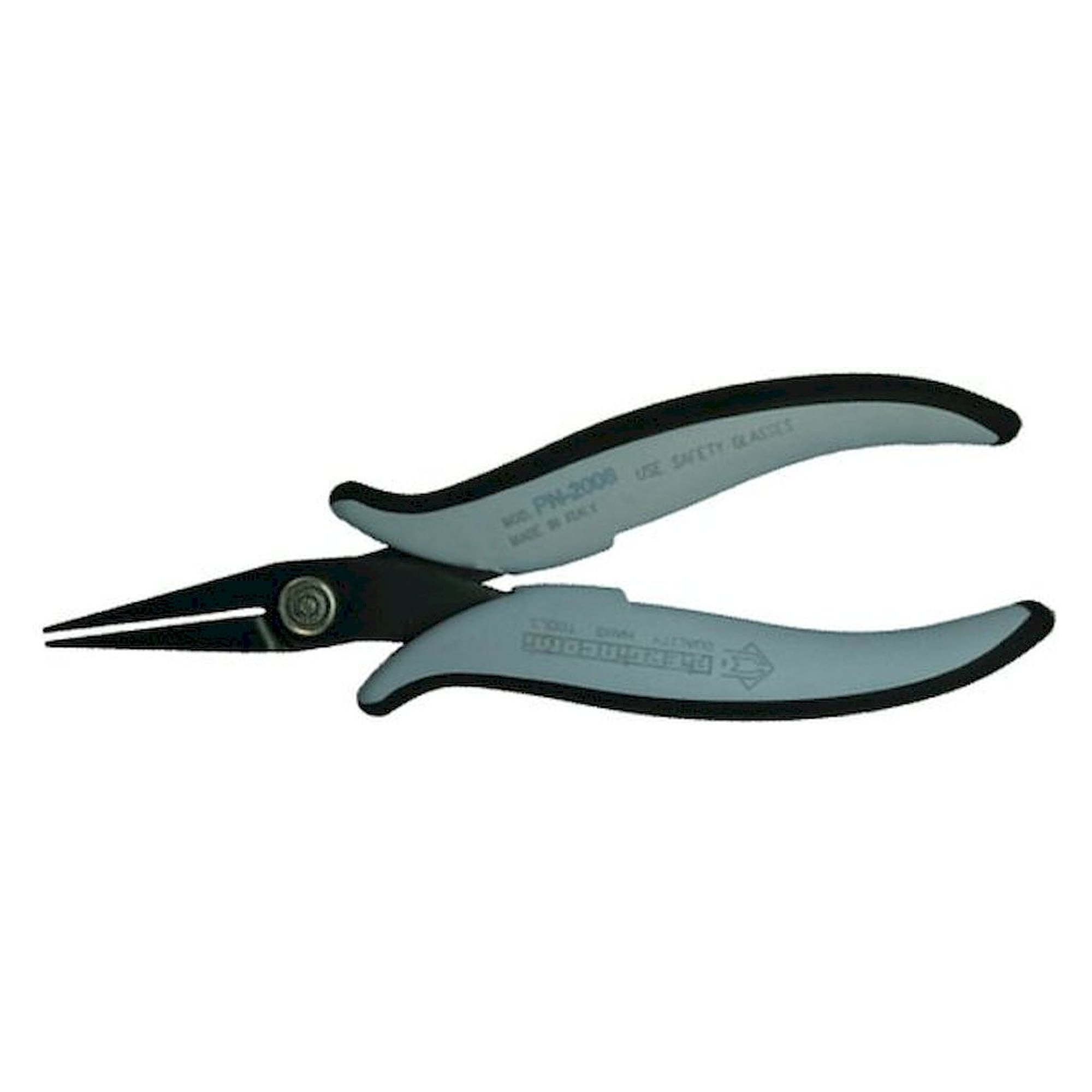Piergiacomi PN 2008 D. ESD needle-nosed pliers, smooth-/flat, 160 mm