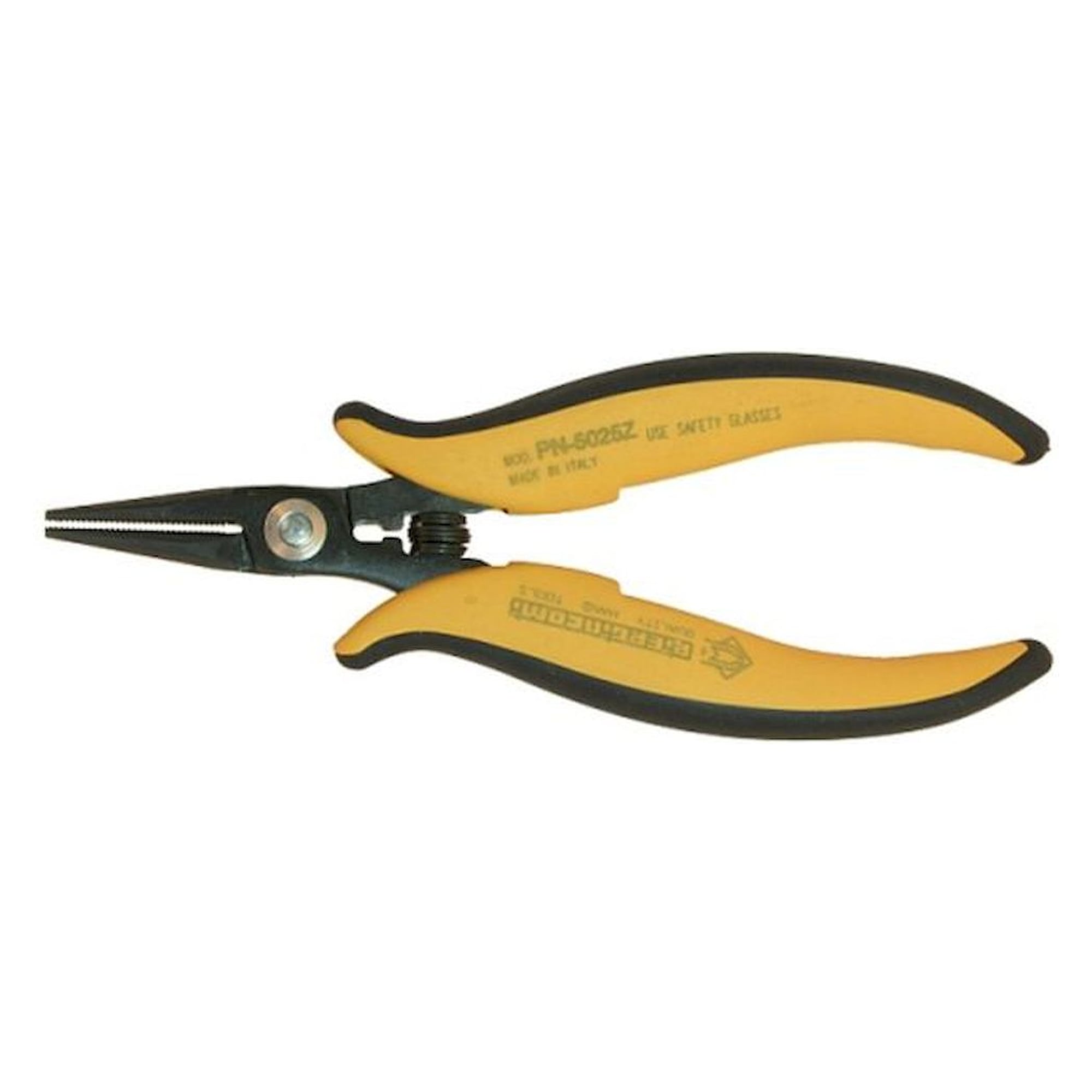 Piergiacomi PN 5025 Z. Long nose pliers, serrated/ro withed