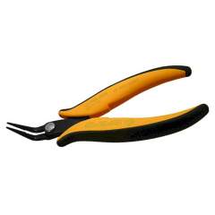 Piergiacomi PNB 2005. Snipe nose pliers, bent/serrated/long, 45°, 152 mm