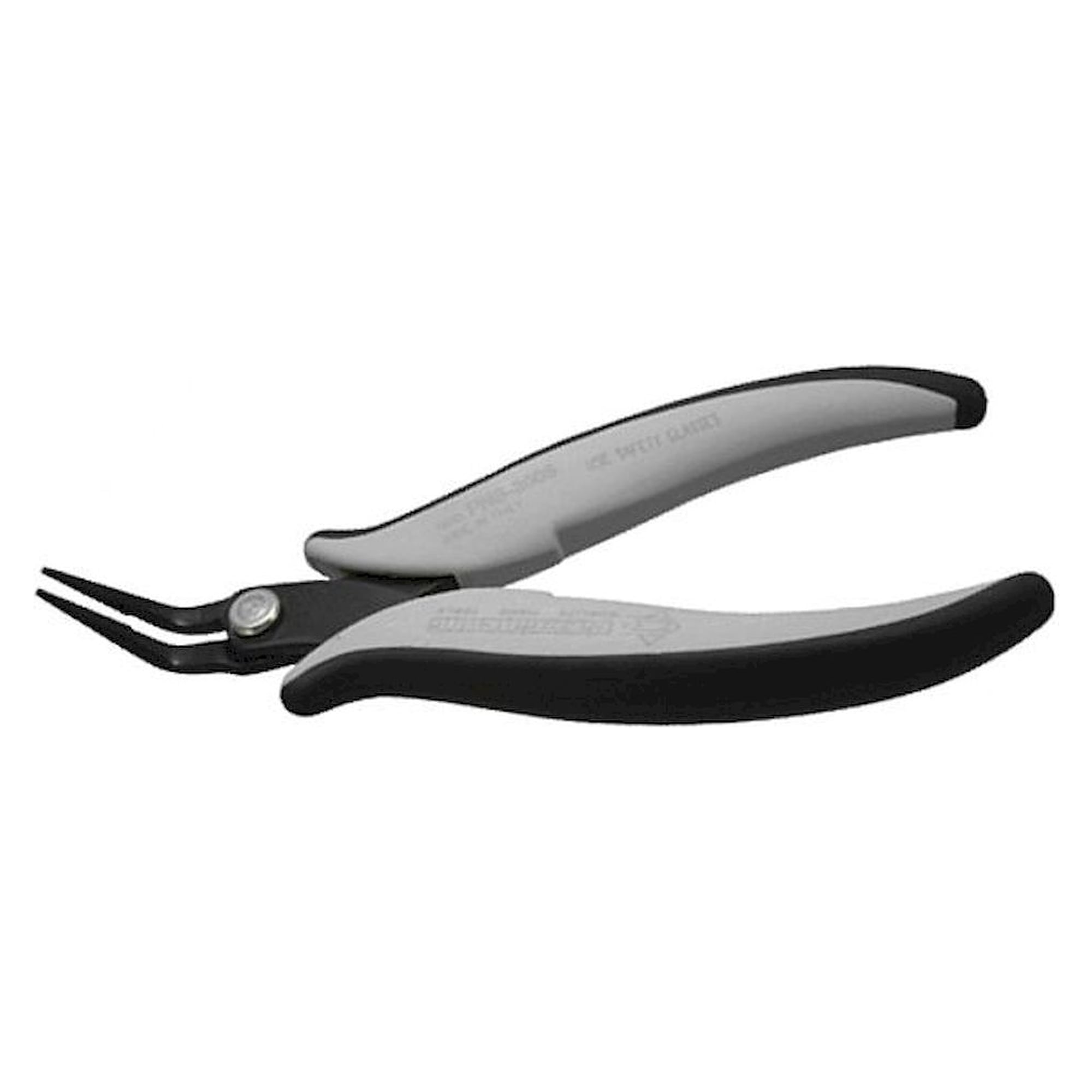 Piergiacomi PNB 2005 D. ESD Snipe nose pliers, bent/serrated/long, 45°, 152 mm