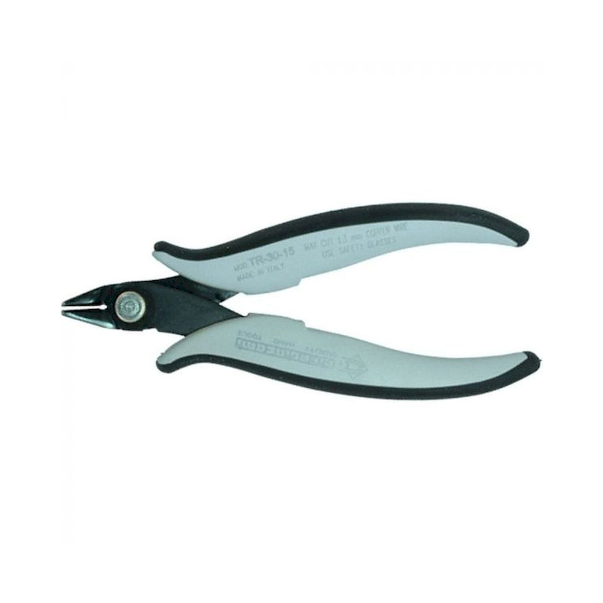 Piergiacomi TR-30-15 D. ESD Seitenschneider mit Sicherungsklemme, spitz, kleine Wate, 16 AWG, 138 mm