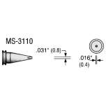 PLATO MS-3110. Soldering tip MS series, conical fine, D: 0.8 mm