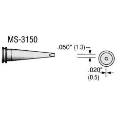 Plato MS-3150. Soldering tip MS series, chisel flute long, B: 1.3 mm