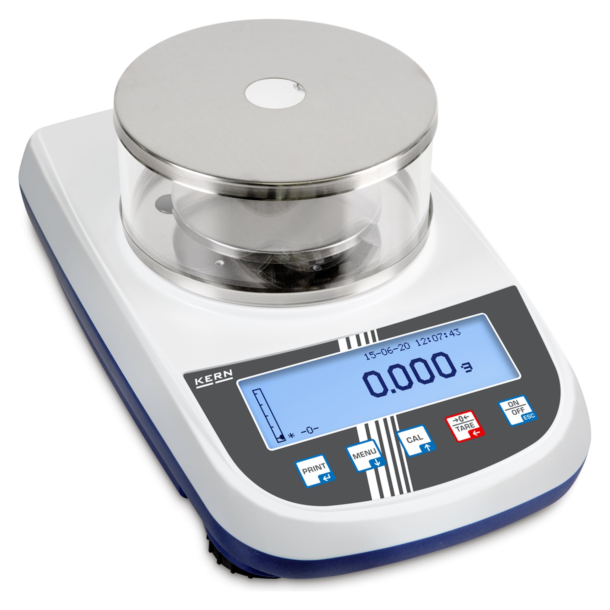 Präzisionswaage 1200 g Ablesbarkeit 0,001 g - KERN PLS 1200-3A