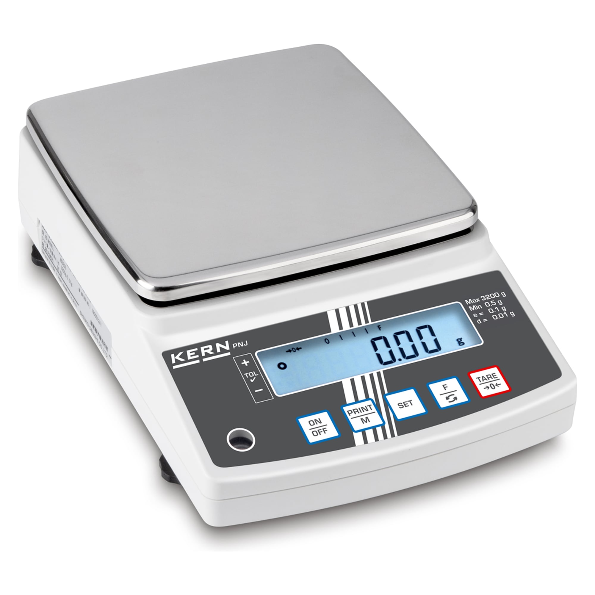 Precision Balance 3200 g Readability 0,01 g - KERN PNJ 3000-2M