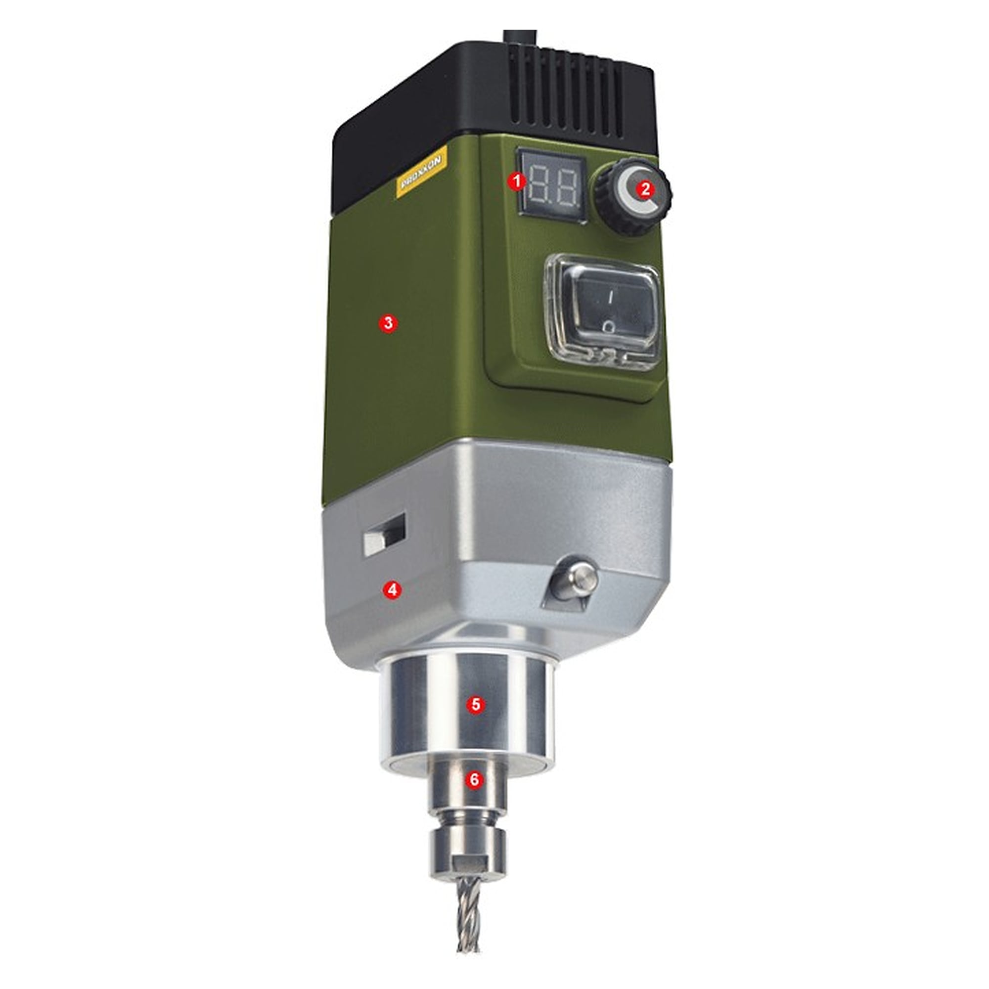Universal-Frässpindel UF/E 250 W mit Drehzahlanzeige - Proxxon 20200