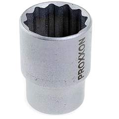 Proxxon 23305. 1/2"-Vielzahn-Steckschlüsseleinsatz 12-kant. - 10 mm
