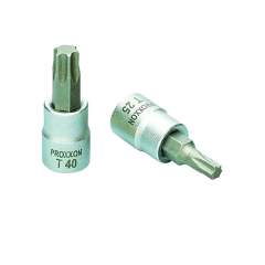 Proxxon 23761. 1/4" TX-Einsatz T 27 mit Stirnbohrung